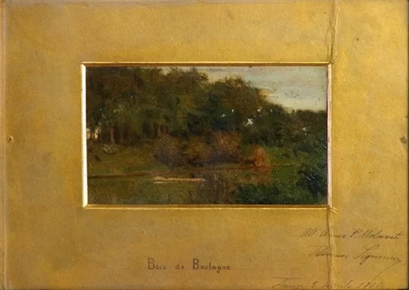 Veduta di Parigi Bois de Boulogne - Galleria Internazionale d’Arte Moderna, Ca′ Pesaro, Venezia